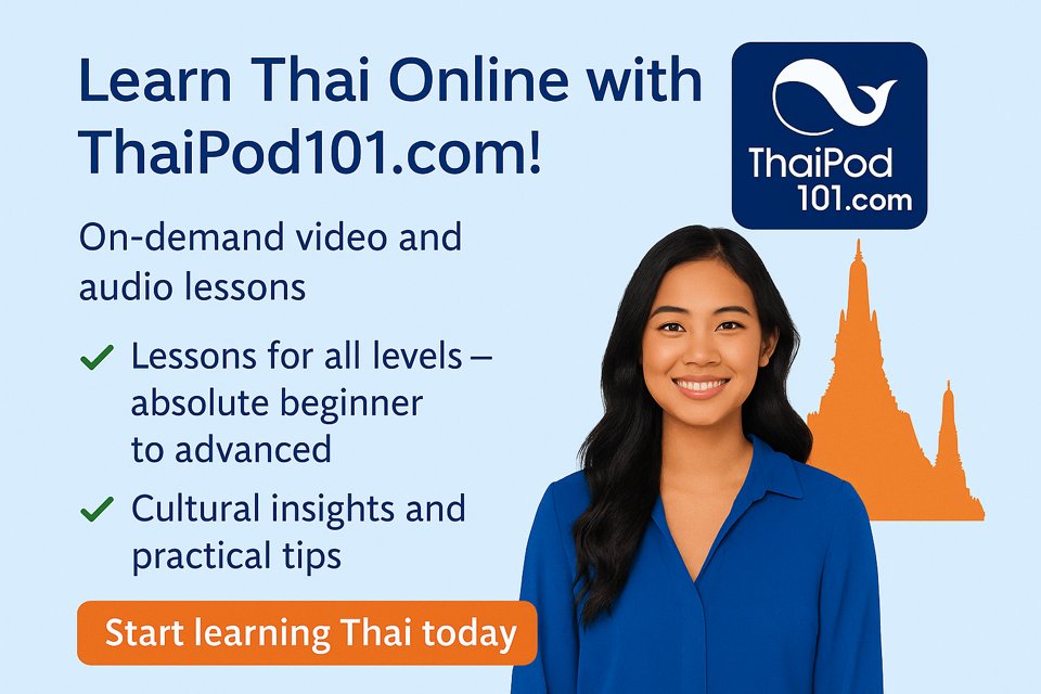 Learn Thai Online with ThaiPod101